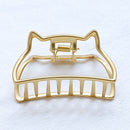 Vintage Metall Haarklaue Katzenohren Haarspange Haarnadel Haarspange Retro Vintage Frauen Mädchen Haar Styling Werkzeuge Haarschmuck Heiß