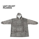 Thick Winter Adults Sofa Warm TV Blanket Wearable Outdoor Hiking  Hooded Sweatshirt Blanket Warm Hoodie TV Blankets With Pocket