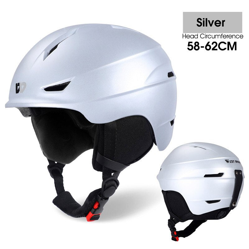 WEST BIKING Casco de bicicleta 56-62cm Transpirable Ultraligero MTB Casco de ciclismo de montaña moldeado integralmente Casco de seguridad para bicicleta