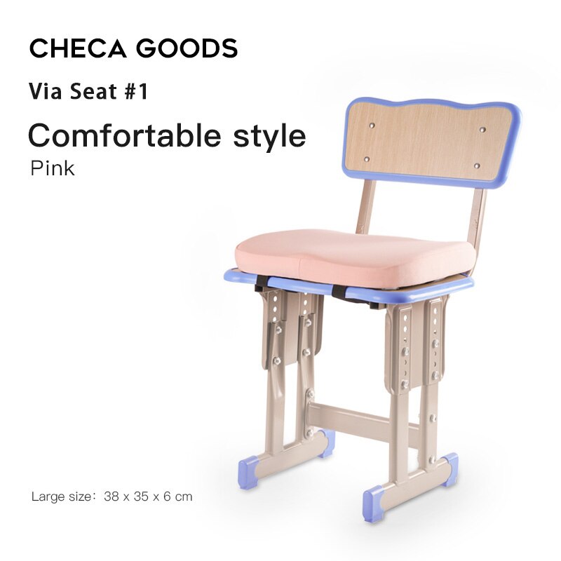 Cojín de asiento CHECA GOODS, cojines ortopédicos de espuma viscoelástica para estudiantes, cojín para asiento de oficina, tratamiento para hemorroides, alivio del dolor, almohada para coxis