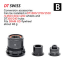 DT SWISS FreeHub dt240 350 1700 Caps MTB Bicycle Hubs Converters Mountain Bike End  Adapter QR Or THRU  Adaptor HG/XD/MS BOOST