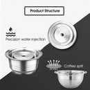 ICafilasEspresso Capsulas Recargables Nespresso Vertuoline &amp;Vertuo Stainless Steel (G2) Refillable Capsule Reusable Filter ods
