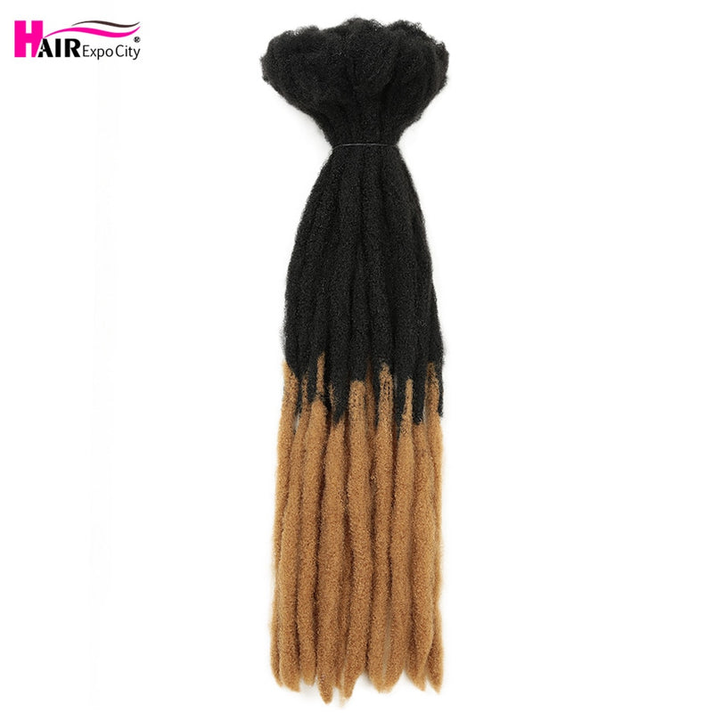 22 Inch Dreadlocks Crochet Braids Hair Synthetic Faux Locs For Men And Women Ombre Braiding Hair Extensions Hair Expo City