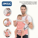 JMSC Ergonomic Baby Carrier Infant Kid Hip Seat Sling Wrap Holder Backpacks Travel Outdoor Kangaroo Front Facing 0-36 Months