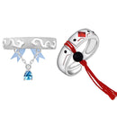 The Untamed Anime Grandmaster of Demonic Cultivation MDZS Anillo de Cosplay S925 Pareja de plata Anillos de dedo Regalo de joyería de moda