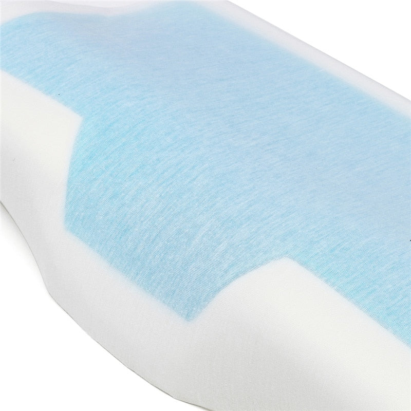 Hoiime Memory Foam Gel Pillow Summer Ice-cool Anti-snore Neck Orthopedic Sleep Pillow Cushion+Pillow cover for Home Beddings