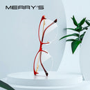 MERRYS DESIGN Women Cat Eye Glasses Half Frame Ladies Fashion Trending Eyewear Myopia Prescription Optical Glasses S2006