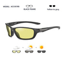 2022 Outdoor Sport Driving Photochromic Sunglasses Men Polarized Glasses Day Night Vision Chamelon Goggle UV400 zonnebril heren