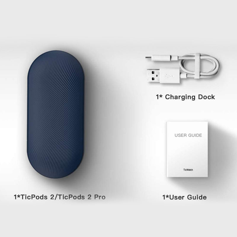 TicPods 2 Pro True Auriculares inalámbricos Bluetooth Detección en el oído Calidad de sonido superior Control táctil / de voz / gesto 4PX a prueba de agua