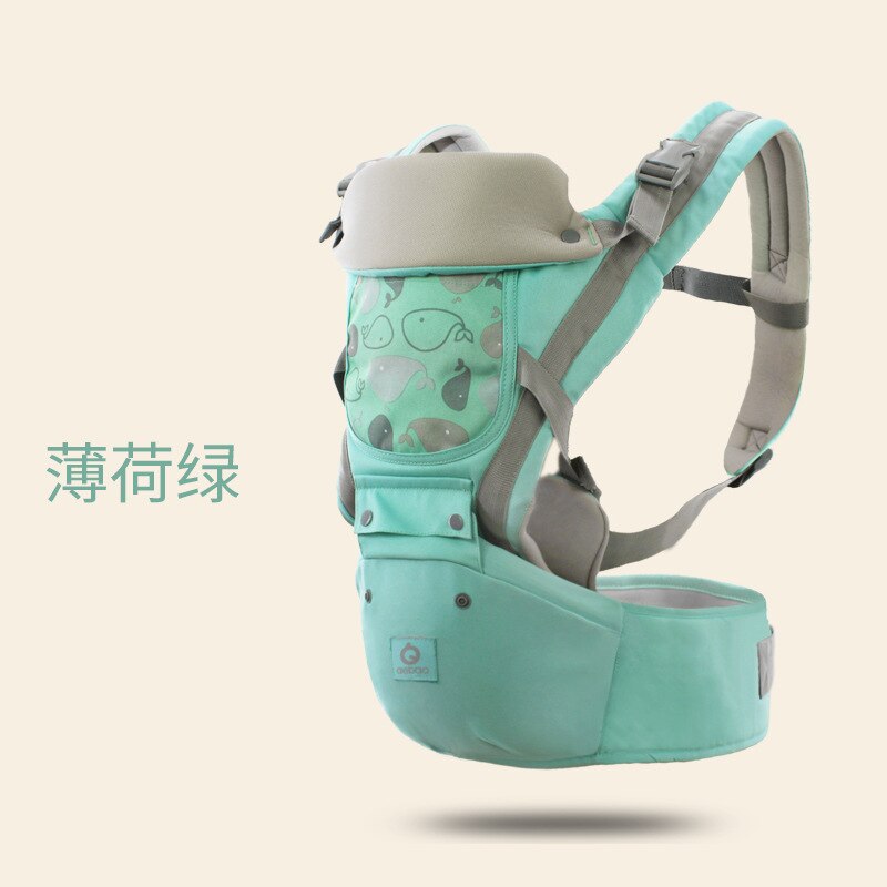 Portabebés ergonómico Sling frente abrazo cintura taburete cinturón de sujeción Porte Bebe canguro asiento de cadera versátil para las cuatro estaciones