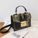 Elegant Sequins ladies handbag small 2022 new rivet Women&