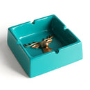 Resin Deer Head Portable Ashtray For Gift Home Office Hotel Outdoor Smokeless Ashtray Holder Home Decor