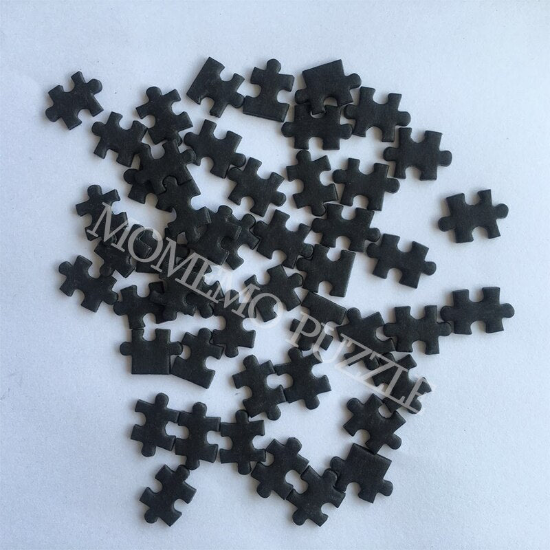 MOMEMO Black White Hell Puzzles 1000 Pieces Puzzle Games Wooden Assembling Jigsaw Puzzles for Adults Children Educational Toys