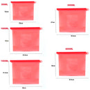 500/1000/1500/3000ML Silicone Resh-Keeping Bag Food Fruit Bread Cookies Vacuum Sealed Container for Refrigeration Storage Tools