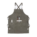 2021 New Thick Canvas Unisex Apron Bib Chef Kitchen Aprons for Women Men Coffee Shop Barber BBQ Bib working uniform