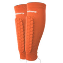 1 par de espinilleras de fútbol, ​​protección de compresión, mangas de pantorrilla para baloncesto, calentadores de piernas para ciclismo, logotipo personalizado de seguridad deportiva