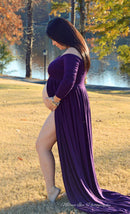 Long Maternity Dresses For Photo Shoot Chiffon Pregnancy Dress Photography Props Maxi Gown Dress For Pregnant Women Clothes 2020