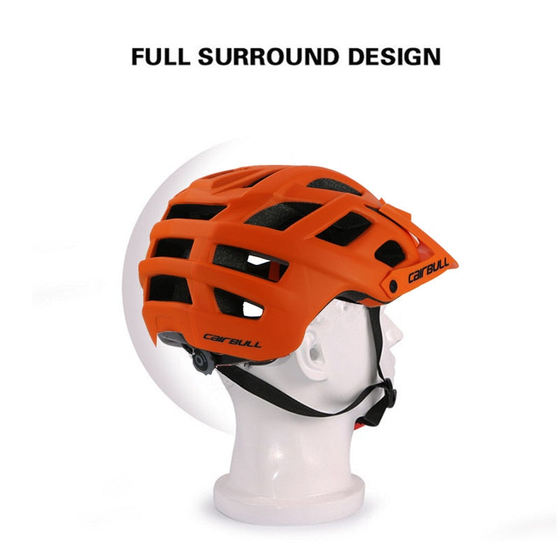 Cairbull Fahrradhelm TRAIL XC Fahrradhelm In-Mold MTB Fahrradhelm Casco Ciclismo Road Mountain Helme Sicherheitskappe 55-61CM