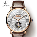 Switzerland Luxury Brand Men Skeleton Watch Leather Seagull Movement Automatic Men Watch Business relogios masculino Waterproof