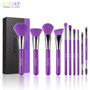 Docolor Neon Makeup Brushes 10/15pcs Professional Synthetic Hair Powder Foundation Eye Shadows Blending Contour Make Up Brushes