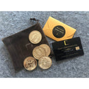 Movie John Wick Cosplay Prop Accessories Gold Coins With Continental Hotel Card Blood Oath Marker