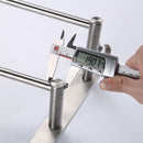 Bathroom Towel Rack with Hooks Wall Mounted, 304 Stainless Steel Towel Holder 3 Level Holder Towel Bar for Storage Bath Towels