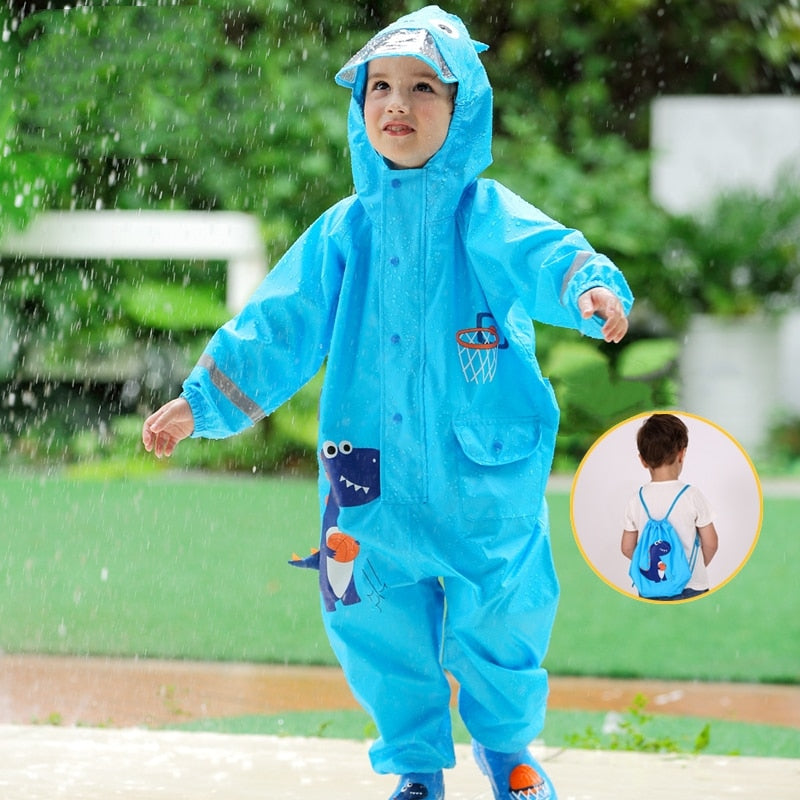 Baby Rompers Boys And Girls Waterproof Jumpsuits kids Clothing Sets 1-9 Years Old Children Romper Waterproof Clothes