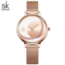 Shengke Crystal Women Watch Luxury Brand Ladies&