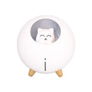 Cute Planet Cat Air Humidifier Ultrasonic Aroma Diffuser with Romantic Color LED Light USB Mini Humidificador Diffusor Fogger
