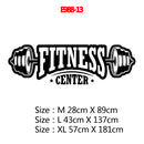 Grandes 73 cm X 104 cm Fitness cita vinilo pegatinas de pared para gimnasio habitaciones decoración Fitness habitación pegatina motivar Frse vinilo pared calcomanías