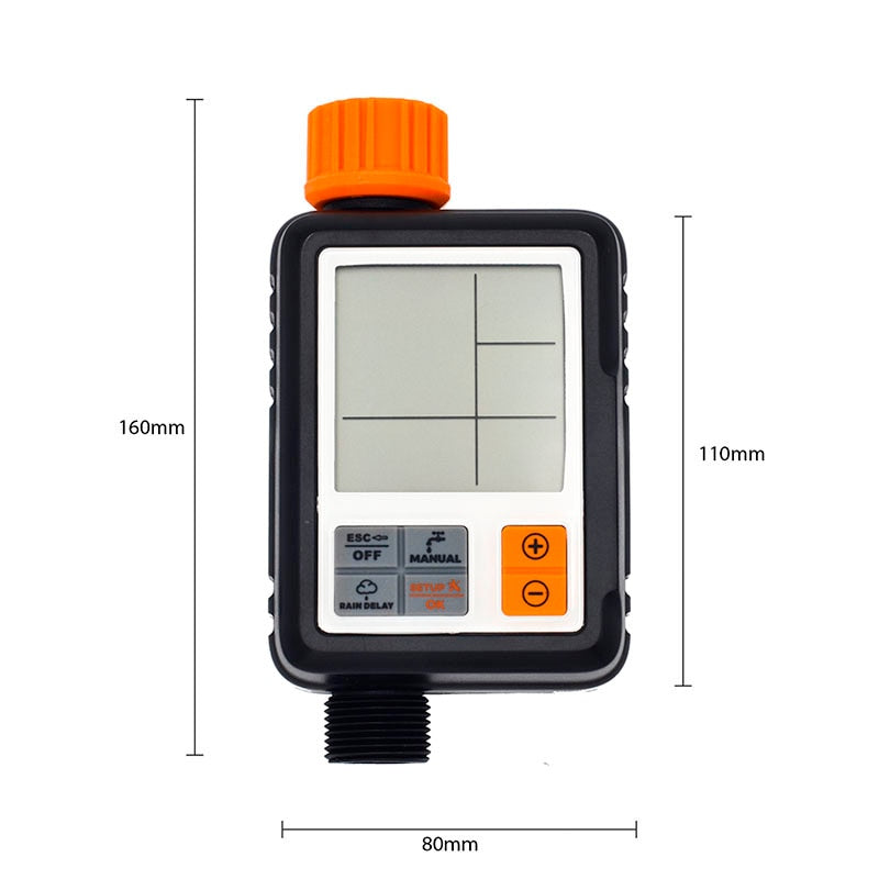 Automatic Irrigation Water Timer Lcd Screen Sprinkler Controller Outdoor Garden Watering Timer Device Controller Tool