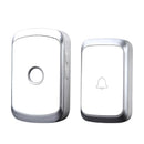 CACAZI Wireless Waterproof Doorbell 300M Remote US EU UK Plug LED Flash Home Cordless Door Bell Chime 1 2 Button 1 2 Receiver