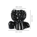 Nordic Ceramic Simulation Human Body Art Vase Sculpture Decoration Home Living Room TV Cabinet Crafts Indoor Vases Accessories