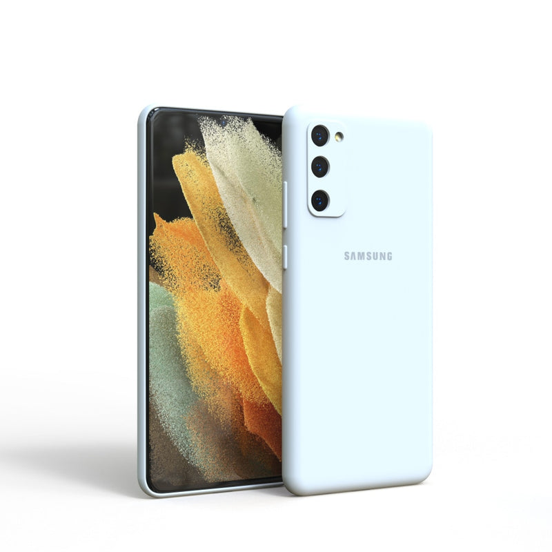 S20FE Hülle Original Samsung Galaxy S20 FE Ultra Plus Seidige Silikonhülle Hochwertige Soft-Touch Rückseitenschutzkamera