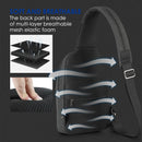 Lebenslange Garantie RFID-Anti-Diebstahl-Brusttasche Wasserdichte Männer Leichte Umhängetasche Männliche Brusttasche Mode Hochwertiger Reißverschluss