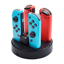 Tragbares Zubehör für Nintendo Switch Controller Ladegerät Docking Switch Joycon Station AC Adapter unterstützt 4 Joy-con Charging