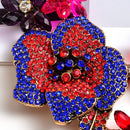 Statement Premium Halskette Zubehör Hochwertige handgemachte Mode Bunte Kristalle Strass Halsketten Schmuck für Frauen