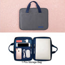 Multi-functional A4 Document Bags Filing Pouch Portable Waterproof Oxford Cloth Organized Tote For Notebooks Pens Computer Stuff