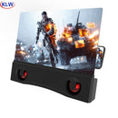 2020 nuevo F12 Universal 12 pulgadas teléfono móvil pantalla lupa 3D HD Video amplificador Smartphone soporte para Android IOS