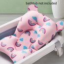 Baby Bath Cushion Portable Newborn Bath Anti-Slip Cushion Seat Infant Floating Bather Bathtub Pad Shower Support Mat Security