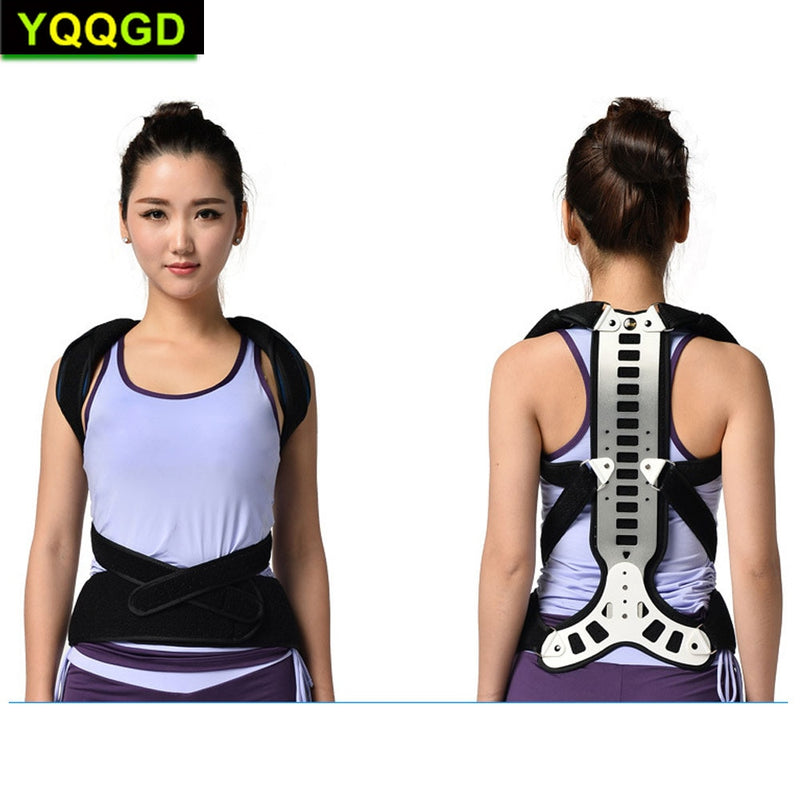 1 Uds. Corrector de postura, tirantes para la espalda, cinturón de soporte Lumbar para la cintura y los hombros, prevención de la joroba, enderezamiento del cuerpo, dolor de compresión encorvado R