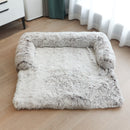 Dog Sofa Bed Cover Calming Plush Mat Removable Pet Blanket Mattress Cat Beds Warm Sleep Cushion Pillow Couch Furniture Protector