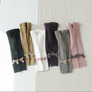 Primavera verano bebé niña Leggings pantalones bebé pantimedias niños pantalones arco algodón tejer pantalones para niños bebé