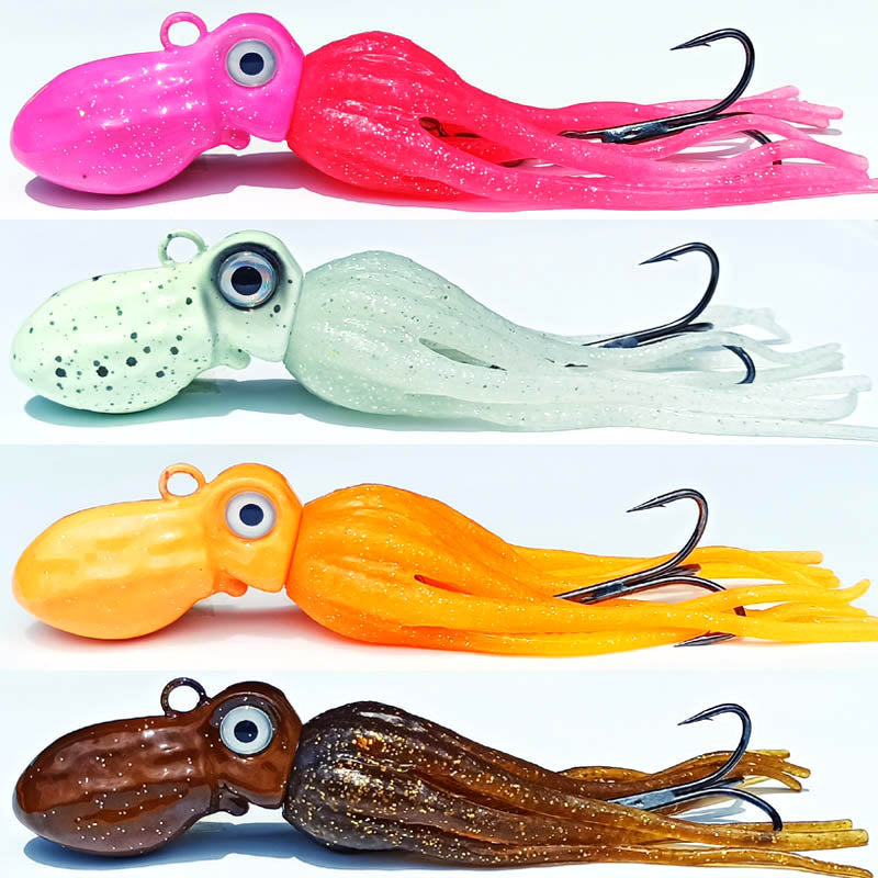 100g 150g 200g 250g 300g 350g 400g 450g tenya squid tail lure  lead jig jig head with skirts squid jig octopus jig sea jig