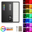 Soonpho RGB Luz de cámara LED Salida a todo color Kit de luz de video Regulable 2500K-8500K Panel de luz bicolor CRI 95+