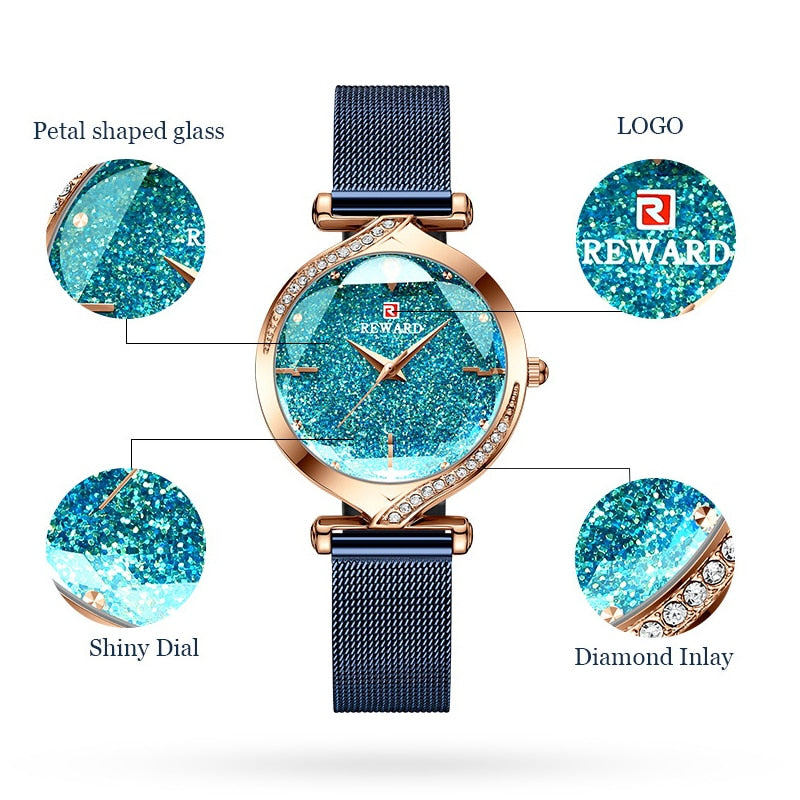 REWARD Fashion New Women Watches Top Luxury Brand Women&