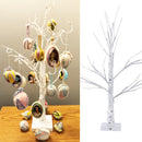 60cm Easter Decor LED Birch Tree Light Easter Eggs Hanging Ornament Tree Easter Party Supplies Easter Decorations for Home Table