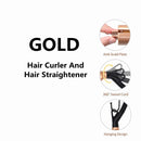 Hair Curler Hair Straightener 2 in 1 Professional Hair Curling Irons 3D Concave and Convex Titanium Plate Dual Voltage Flat Iron