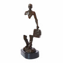 Famous Bruno Catalano Bronze Traveller Statue Sculpture Abstract Travel Man Male Figurine Collectible Art Home Decor