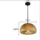 New Chinese Style Pendant Lamp Bamboo Light Fixture for Dining Room Decoration Loft Restaurant Suspension Luminaire Hanglamp